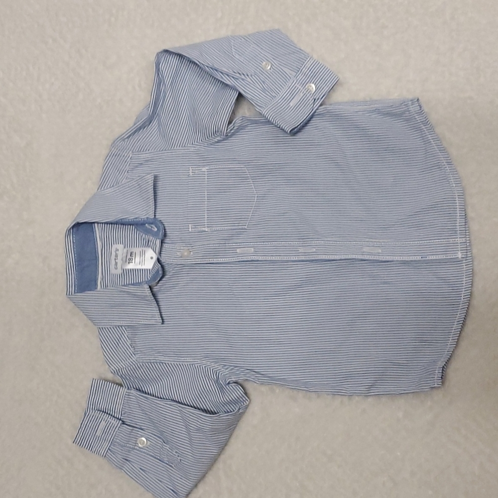 Striped Button Down Shirt 18M